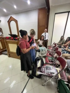 Volunteers pictured together.